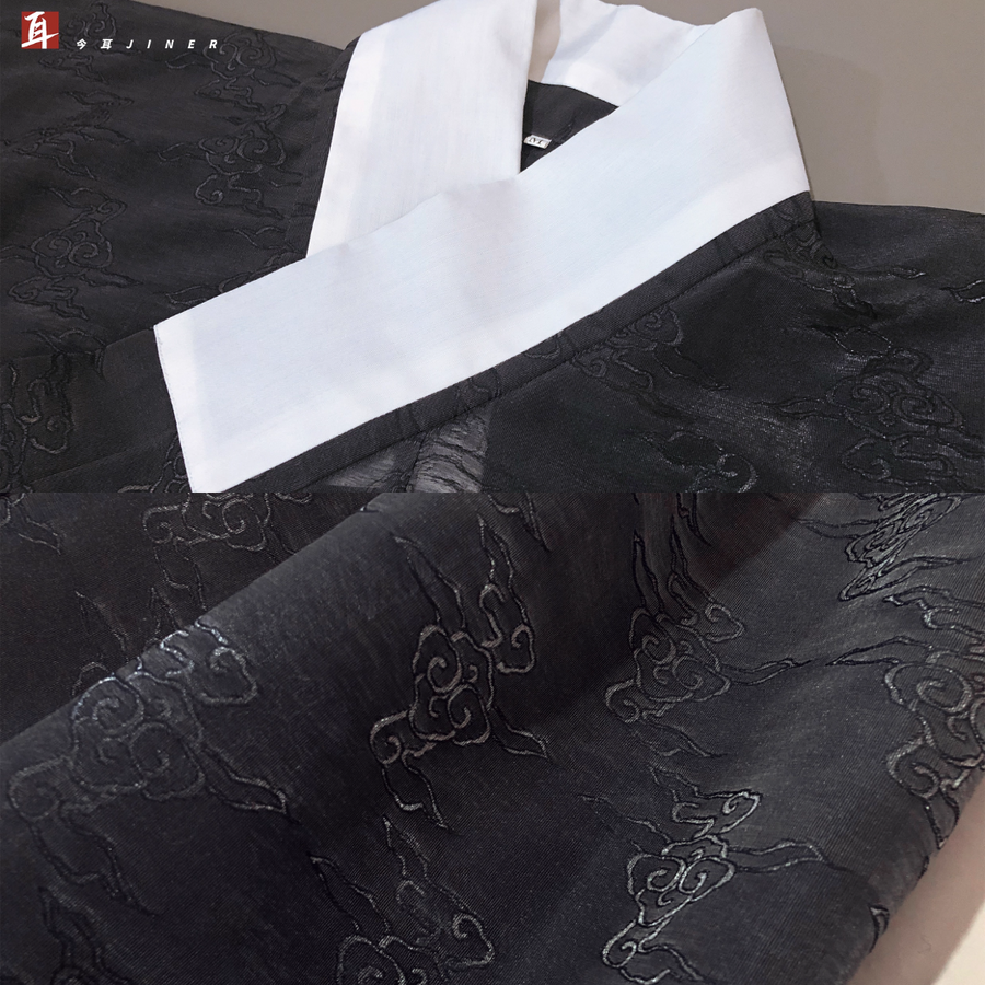 Hong Wudi 洪武帝 Emperor Hong Wu Ming Dynasty Cloud Jacquard Tieli Unisex Robe