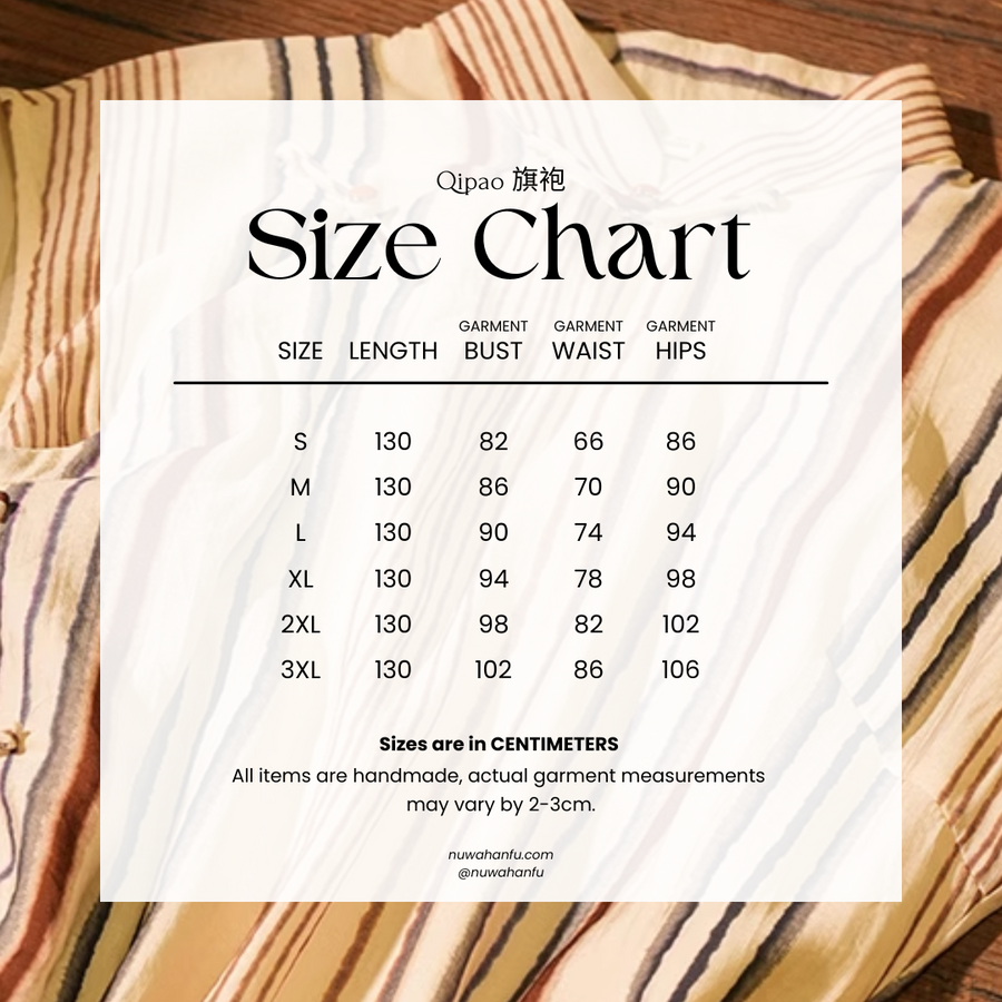 Xiao Lu 小路 Back Roads Republic of China Striped Cotton Sleeveless Qipao