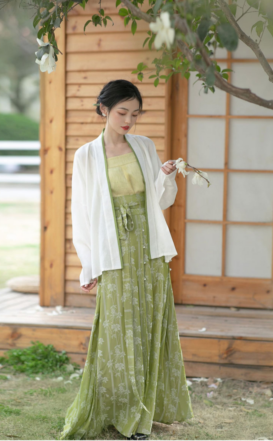 Xuqu 序曲 Prelude Melody Modernized Song Dynasty Three Panel Skirt Ruqun Set