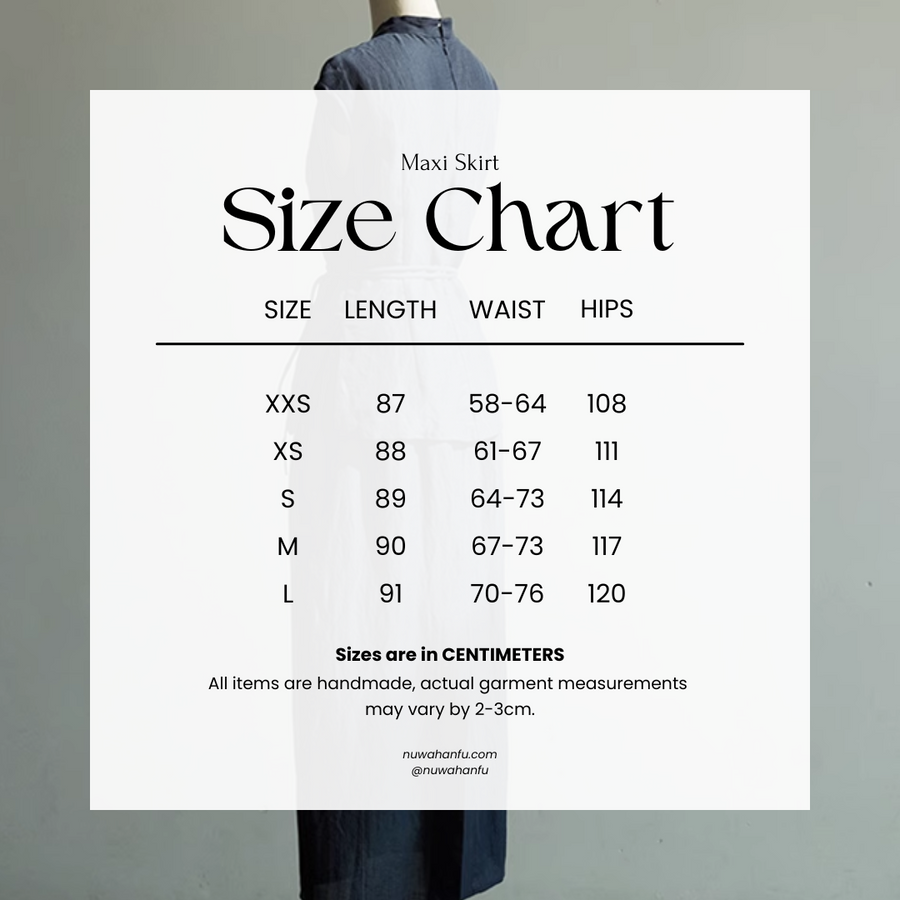 Lan Su 蓝溯 Tracing Blue New Chinese Style Summer Tencel Linen Qipao Top & Skirt Set
