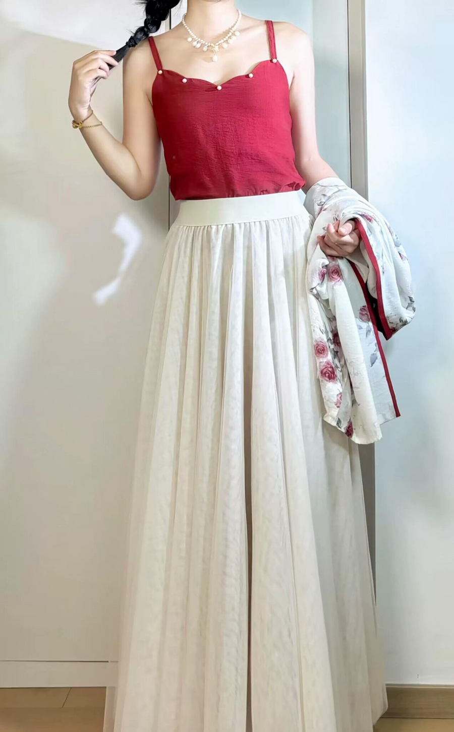 Hua Ban 花瓣 Pearl Petal Song Dynasty Modernized Cotton Moxiong Tops