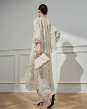 Die Meng 蝶梦 Butterfly Dream New Chinese Style Blouse & Skirt Set