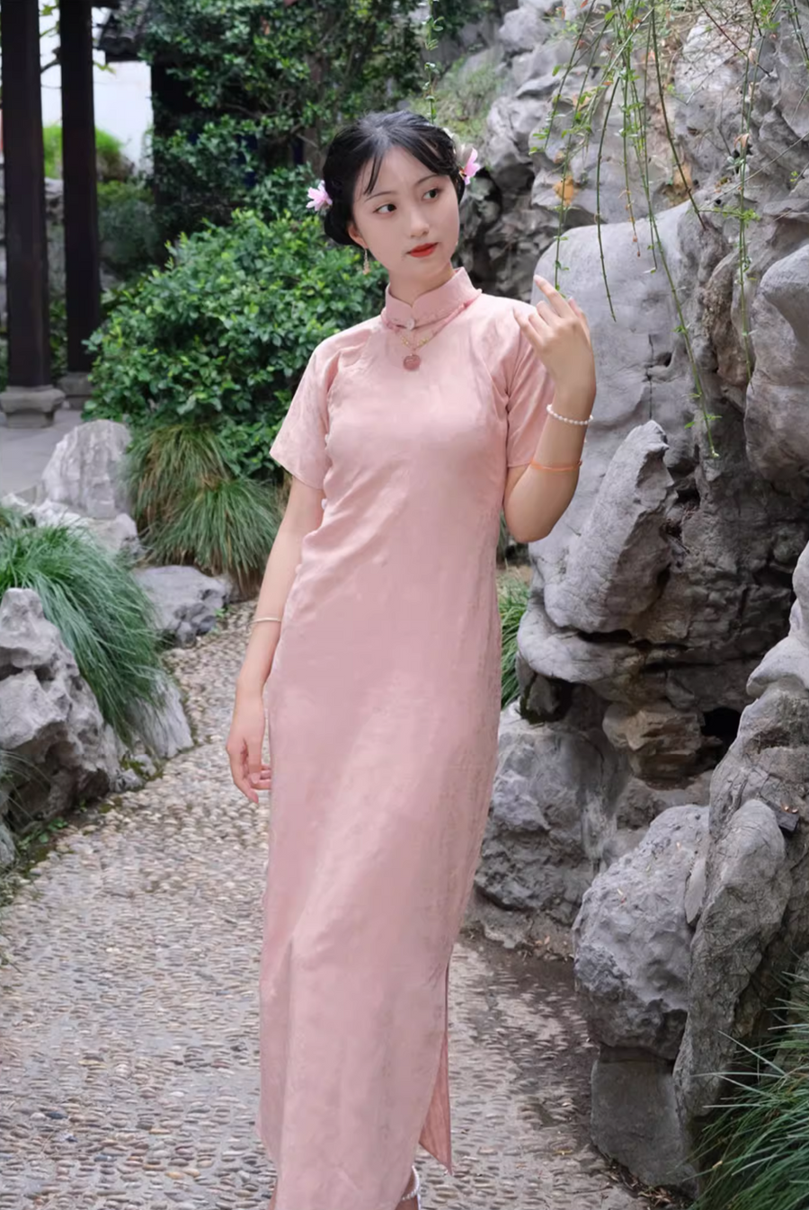 Bao Bing 刨冰 Shaved Ice 1930s Pure Cotton Summer Pastel Qipao
