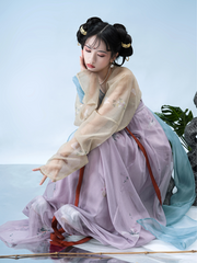 Tutu 兔兔 Rabbit Rabbit Early Tang Round Collar Qixiong Ruqun Set