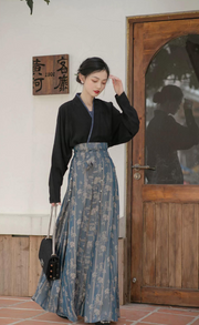Xuqu 序曲 Prelude Melody Modernized Song Dynasty Three Panel Skirt Ruqun Set
