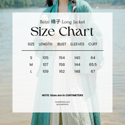 Distant Forest 尽林处 Modernized Song Dynasty Embroidered Bamboo Beizi & Baidiequn Set