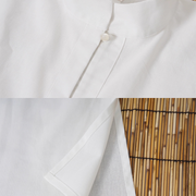 Yin Zhen 银针 Silver Needle Modernized Ming Men's & Unisex Liling Duijin Shan Standing Collar Top