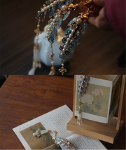 Yi Pian Pian 一片片 One Petal After Another New Chinese Style Pearl Petal Tassel Hair Accessories