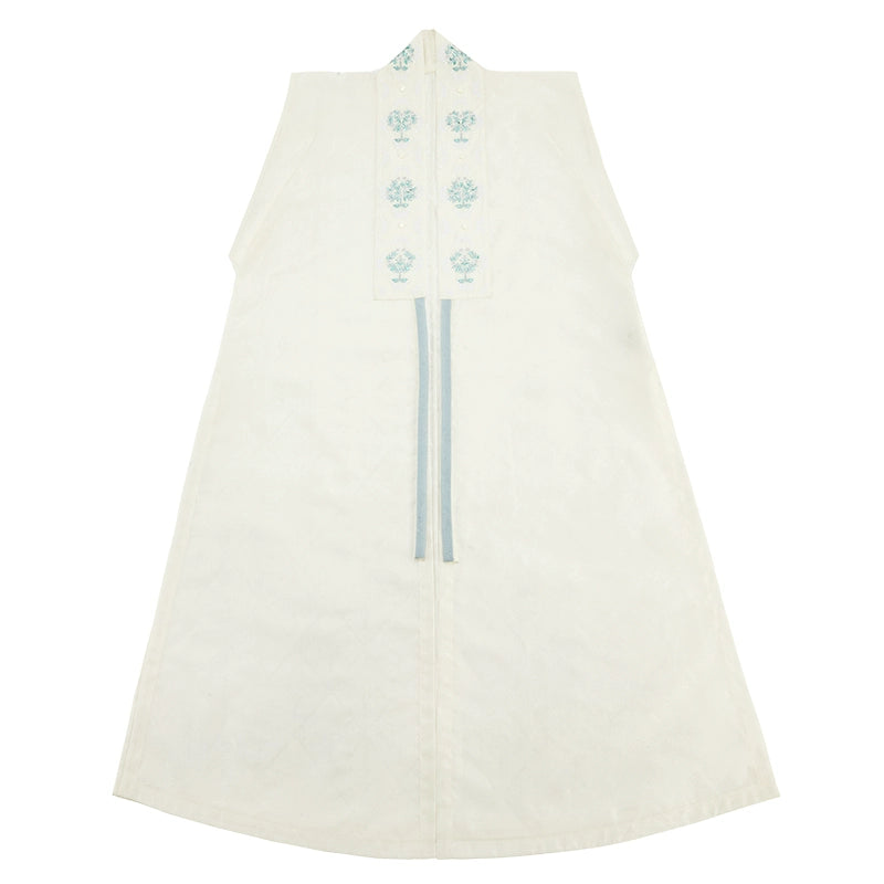 Meng Jing 梦境 Dreamscapes Modernized Late Ming Standing Collar Changshan Bijia & Mamian Set