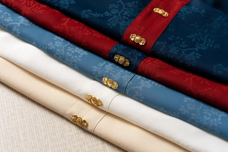 Zan Qing 藏青 Prussian Blue Ming Dynasty Contrast Trim Zhuyao Undergarment