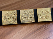Shuang Kou 双扣 Double Buckle Song Dynasty Unisex Two Panel Belt