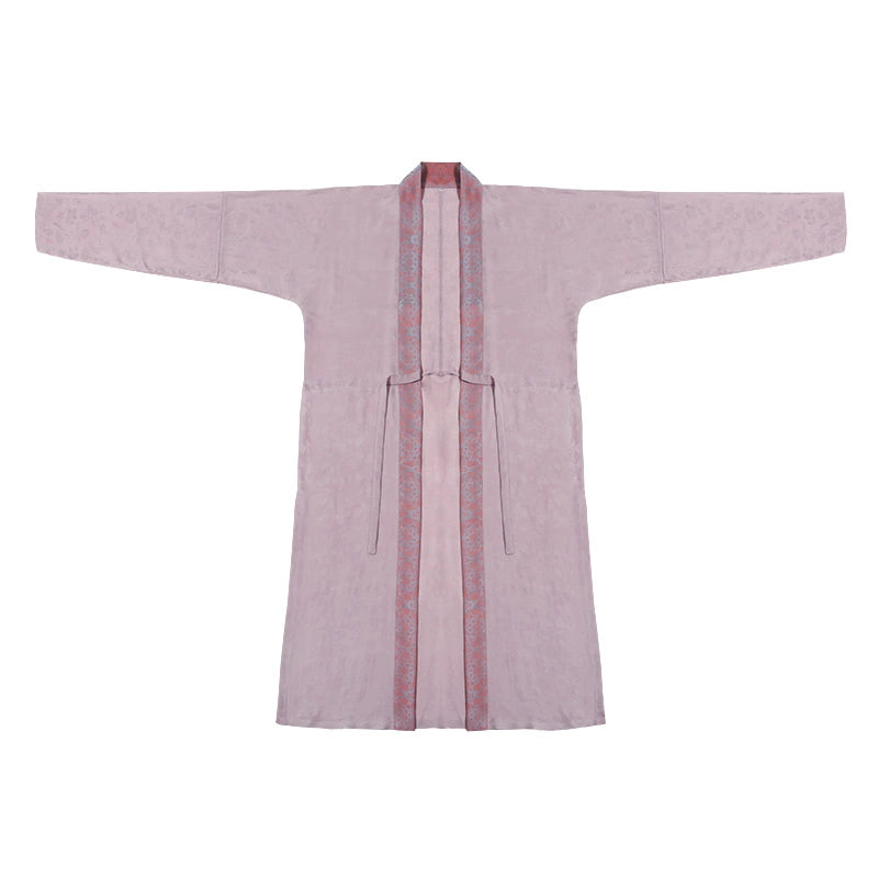 Jüzi Qishui 橘子汽水 Orange Soda Modernized Song Dynasty Beizi & Double Layered Trousers Set