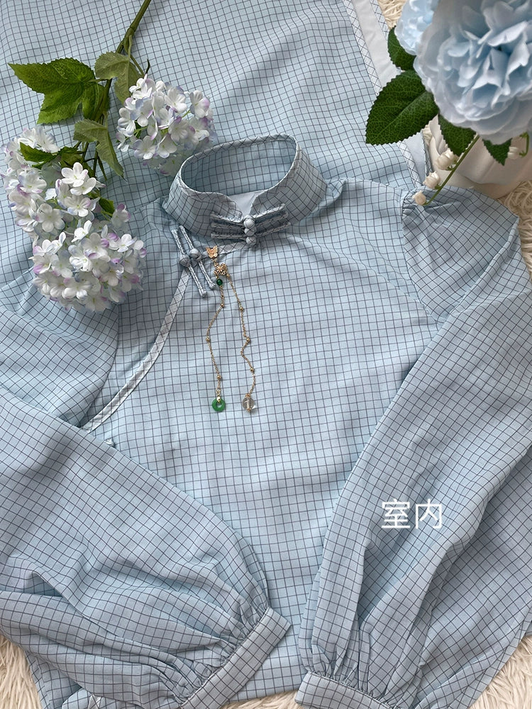 Shu Ci 书辞 Brush Stroke 1930s Daily Lantern Sleeve Qipao
