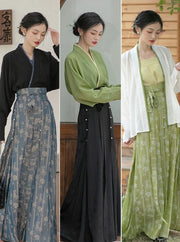 Xuqu 序曲 Prelude Melody Modernized Song Dynasty Three Panel Skirt Ruqun Set