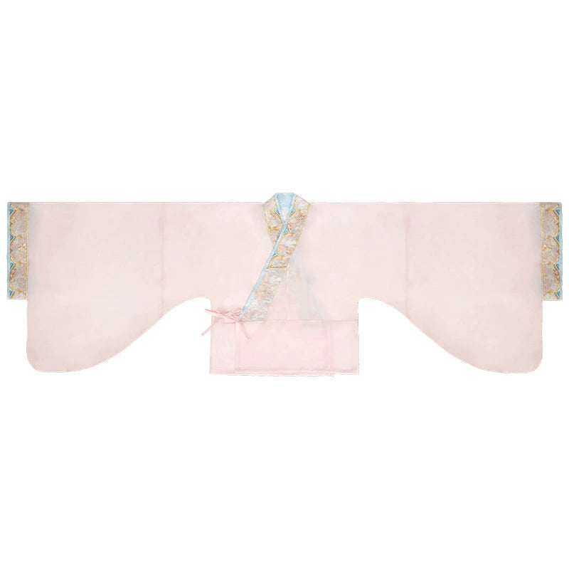 Cherry Blossom Grove 樱花林 Modernized Jin Dynasty Zaju Swallow Tail Ruqun Set