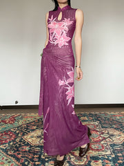 Shi Tou 湿头 Wet Head New Chinese Style Double Sided Sleeveless Qipao Top