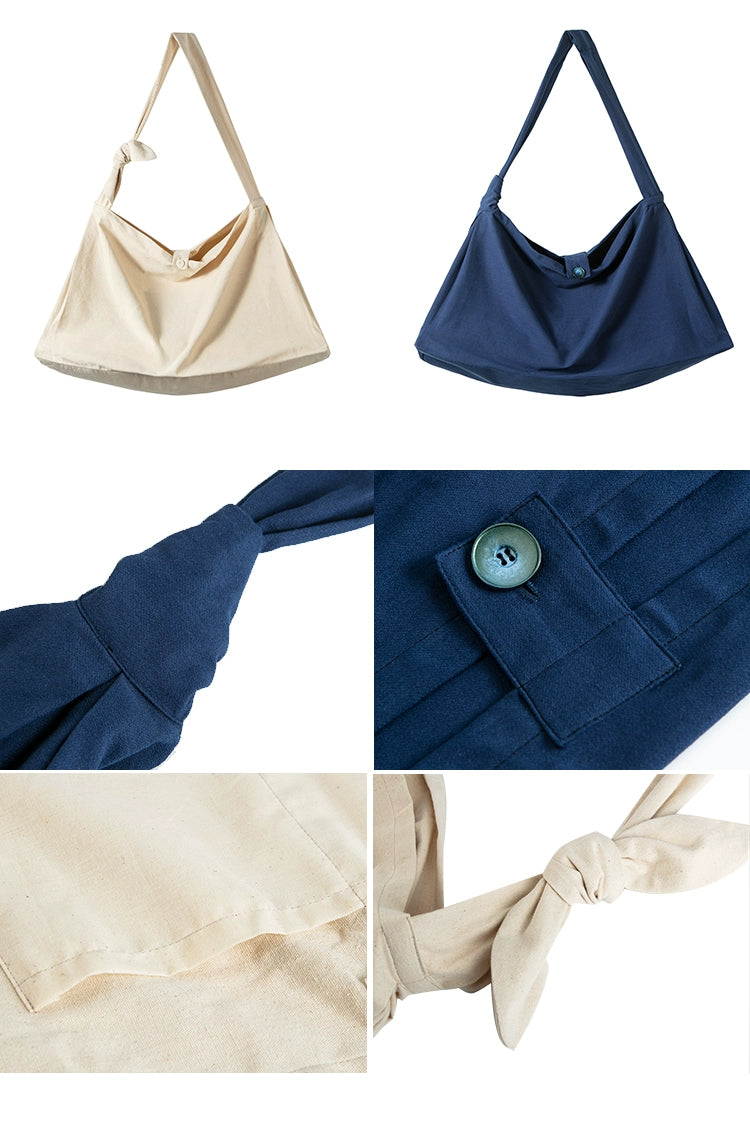 Senglü Bao 僧侣包 Monk's Crossbody Bag Unisex Large Cotton Tote