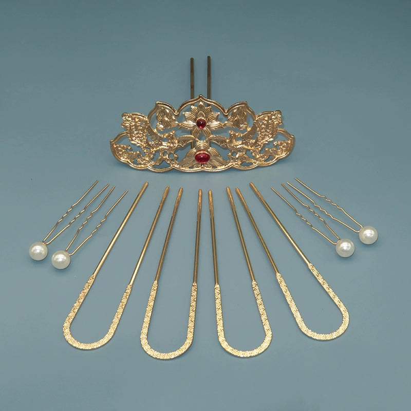 Tang Feng 唐风 Golden Age Tang Dynasty 30pc Hair Pin Set