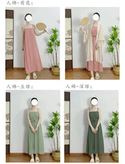 Chen Xi 晨曦 Morning Glow Modernized Song Dynasty Daily Slip Dress
