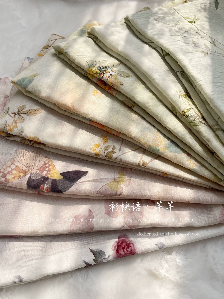 Qian Qian 芊芊 Flourishing Spring Song Dynasty Cotton Patterned Various Feijixiu Shirts