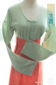 Jiang 姜 Ginger Tang Dynasty Various Pure Cotton Chuiling Shirt