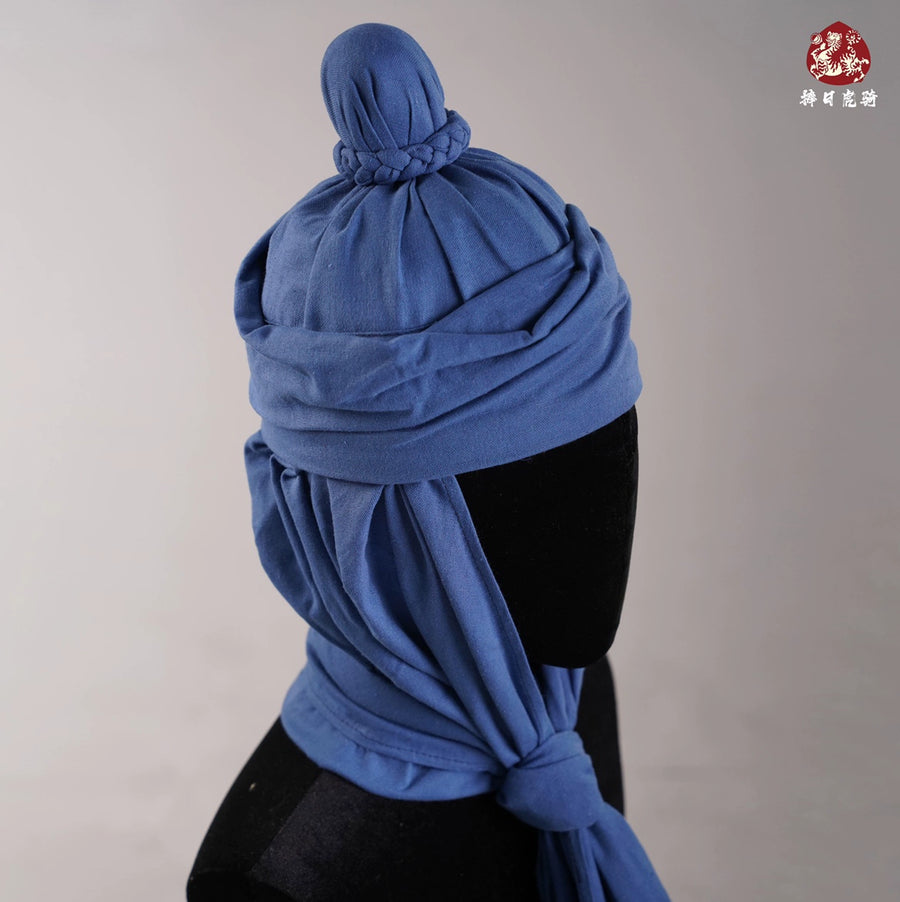 Wokou Tujuan 倭寇图卷 Scroll of the Ming Army Soldier's Cotton & Linen Restored Headscarf