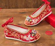 Jin Fenghuang 金凤凰 Golden Phoenix Song Ming Embroidered Cloud Head Shoes