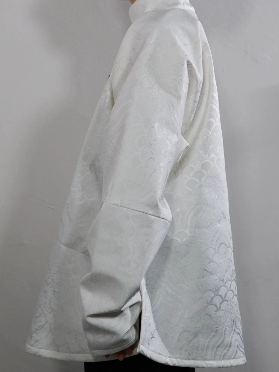 Long Lin 龙鳞 Dragon Scales Ming Dynasty Men's & Unisex Liling Duijin Ao Standing Collar Winter Top