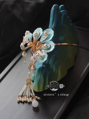 Xiao Feng 小凤 Little Phoenix New Chinese Style Pearl Tassel Hairpin