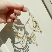 Yingluo 璎珞 Pearl & Jade Necklace