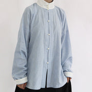 Yise 异色 Two Tone Liling Duijin Duanshan Ming Standing Collar Shirt