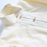 Richang 日常 Daily Cotton Liling Duijin Duanshan Ming Standing Collar Shirt