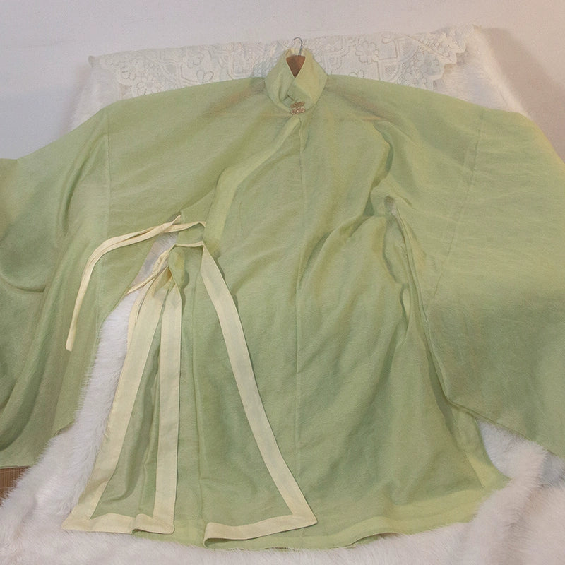 Luo Ri 落日 Setting Sun Ming Dynasty Liling Changshan Standing Collar Shirt