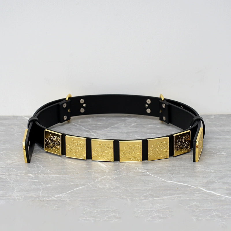 Shuang Kou 双扣 Double Buckle Song Dynasty Unisex Two Panel Belt