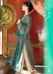 Ling Jiao 菱角 Water Chestnut Cotton Tang Yuanlingpao Round Collar Robe