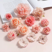 Juan Hua 绢花 Silk Flower Variety Hair Clips