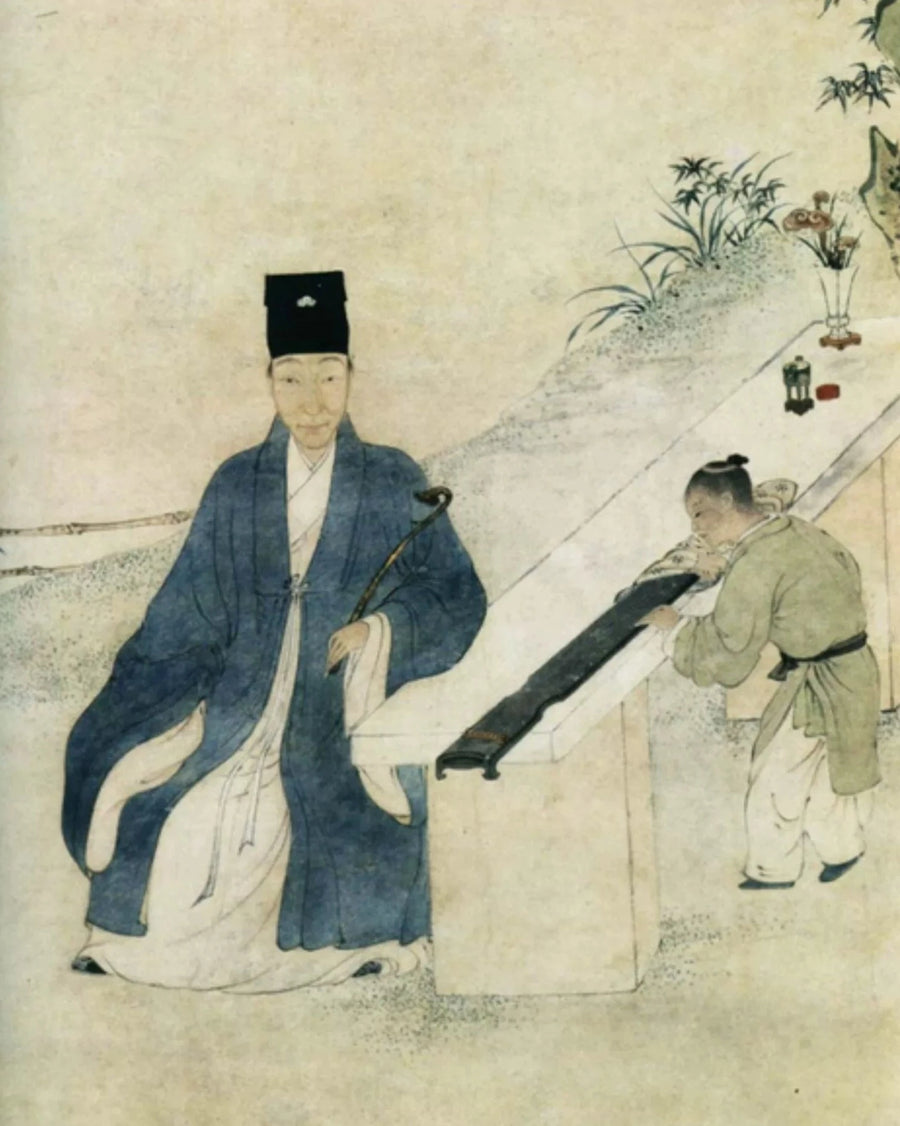 Mo Lan 墨蓝 Ink Blue Ming Dynasty Men's Restoration Pifeng