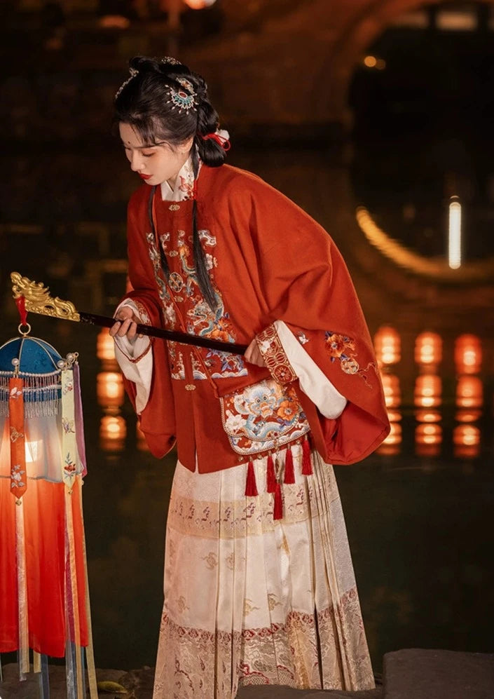 Long Nian 龙年 Year of the Dragon Embroidered Cross Body Bag