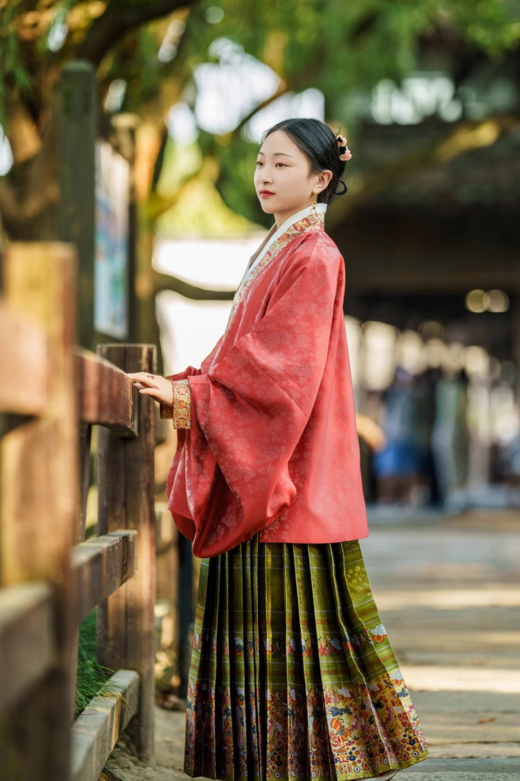 Jin Yin Hua 金银花 Honeysuckle Ming Dynasty Lute Sleeve Jiaoling Ao Top