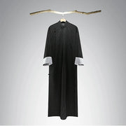 Shang Ren 商人 Businessman 1920s Republic of China Changpao Mandarin Collar Robe