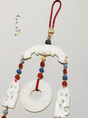 Wu Ren 舞人 Little Dancers Qin & Han Dynasty Unisex Yupei Jade Waist Pendant