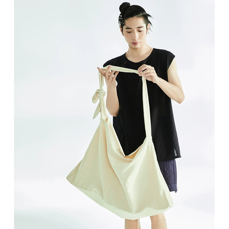 Senglü Bao 僧侣包 Monk's Crossbody Bag Unisex Large Cotton Tote