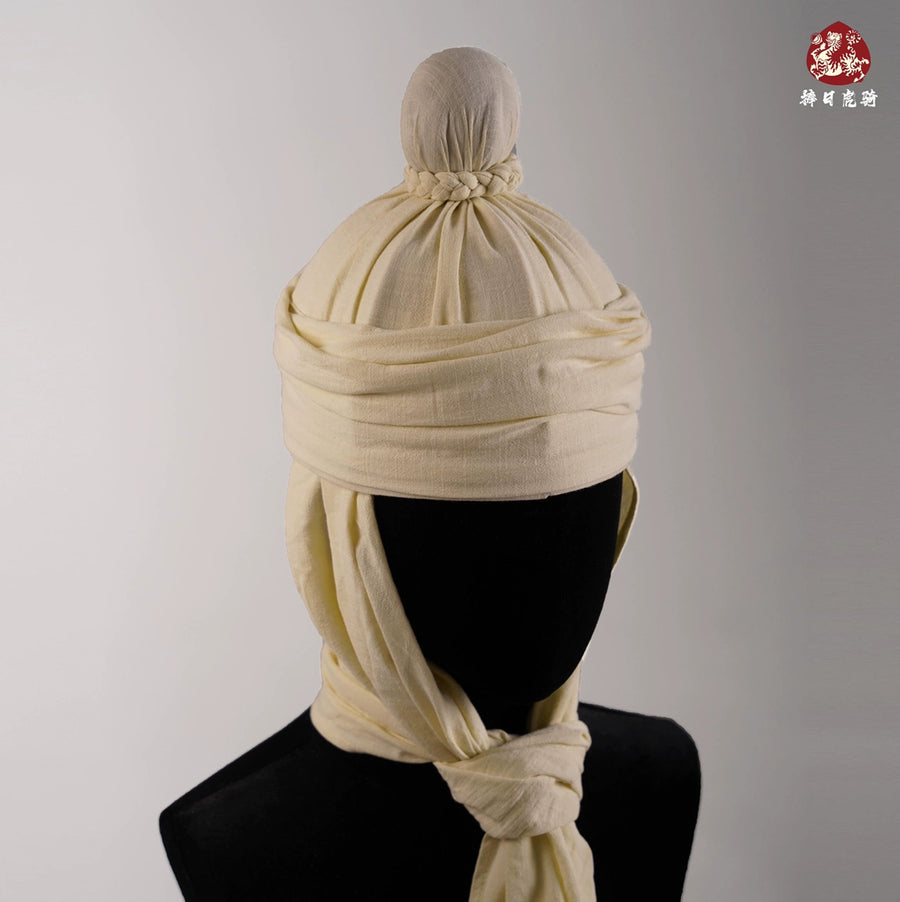 Wokou Tujuan 倭寇图卷 Scroll of the Ming Army Soldier's Cotton & Linen Restored Headscarf