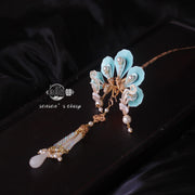 Xiao Feng 小凤 Little Phoenix New Chinese Style Pearl Tassel Hairpin