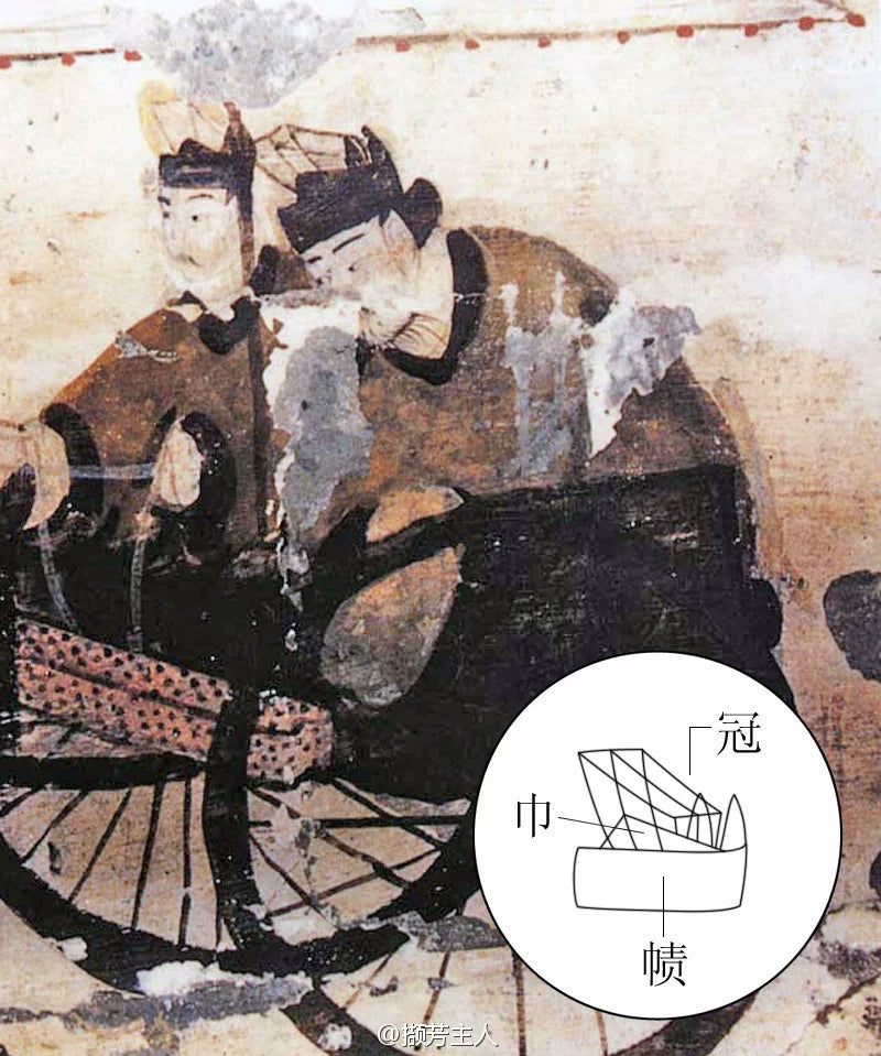 Jieze 介帻 Eastern Han Dynasty Men's Civil Servant Hat
