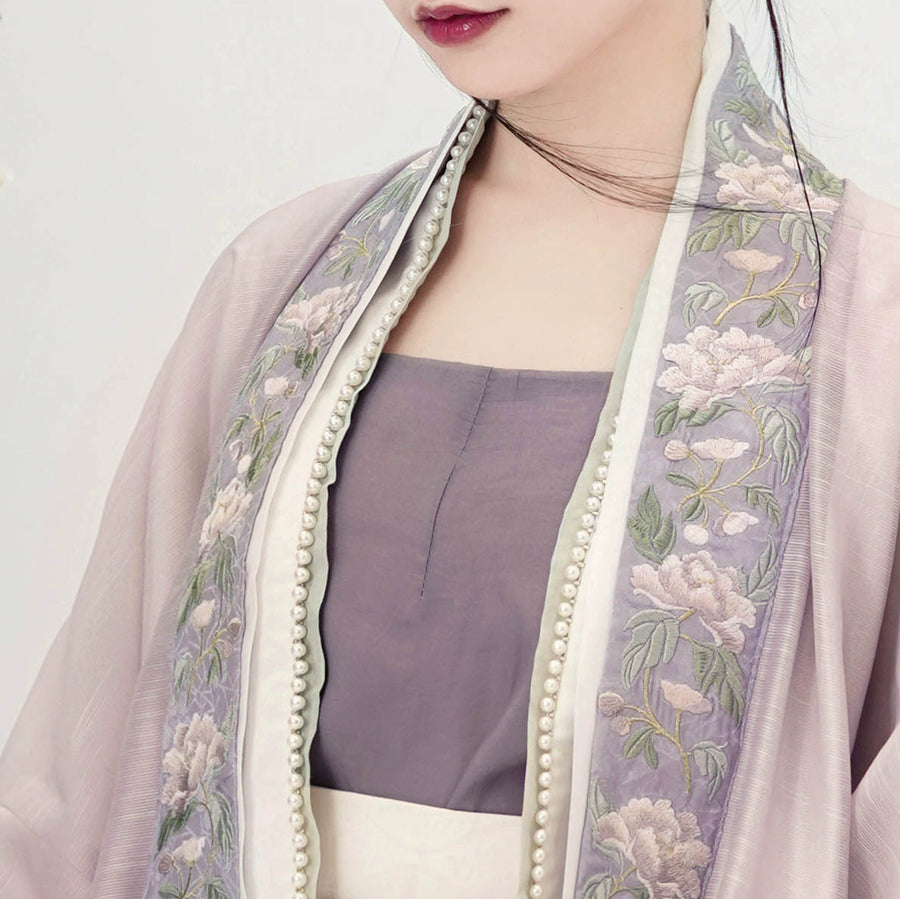 Xue Qing 雪青 Lilac Pearl Song Dynasty Ruqun