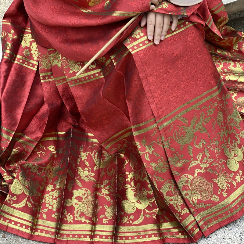 Taozi 桃子 Peach Ming Dynasty Plus Size Mamian Skirt