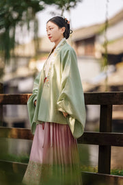 Jin Yin Hua 金银花 Honeysuckle Ming Dynasty Lute Sleeve Jiaoling Ao Top
