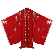 Xi Hé 羲和 Sky Goddess Modernized Tang Dynasty Daxiushan Qixiong Ruqun Wedding Set