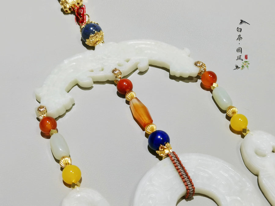 Wu Ren 舞人 Little Dancers Qin & Han Dynasty Unisex Yupei Jade Waist Pendant